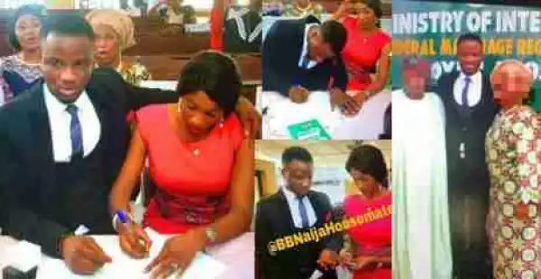 SHOCKER!!! #BBNaija Housemate, Dee-One Is A MARRIED MAN!… His Wedding Photos Just Leaked Online… We’ve Got The Certificate And Receipts!!!